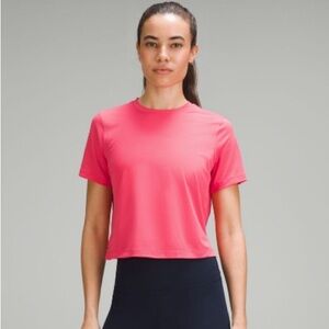 New with Tags Ultralight Waist-Length T-Shirt in Glaze Pink Size 4